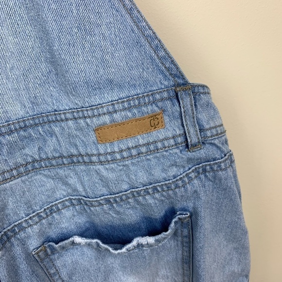 True Craft Denim Overall Shorts, Size 13 - Picture 5 of 6